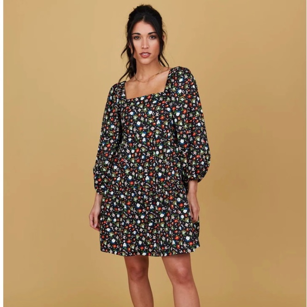 NWT Crosby Piper Dress in Boho Blooms XS.